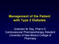 Management of the Patient with Type 2 Diabetes PowerPoint PPT Presentation