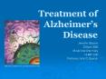 Treatment of Alzheimer PowerPoint PPT Presentation