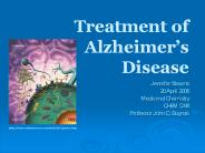 Treatment of Alzheimer