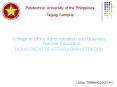 College of Office Administration and Business Teacher Education PowerPoint PPT Presentation