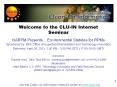 Welcome to the CLU-IN Internet Seminar PowerPoint PPT Presentation