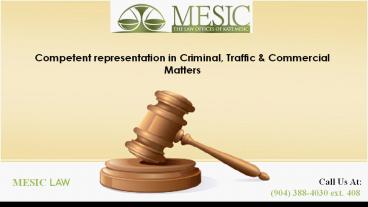 Jacksonville Criminal Defense Lawyer - Kate mesic