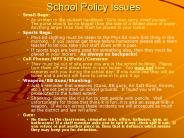School Policy Issues