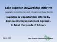 Lake Superior Stewardship Initiative   engaging the communities and schools in Houghton and Baraga Counties PowerPoint PPT Presentation