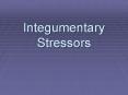 Integumentary Stressors PowerPoint PPT Presentation
