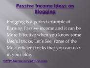 how to make passive income