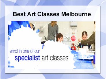 Best Art Classes Melbourne