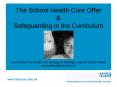 The School Health Core Offer & Safeguarding in the Curriculum   Jane Walton Clinical Service Manager & Strategic Lead for School Health jane.walton@hchs.nhs.uk PowerPoint PPT Presentation
