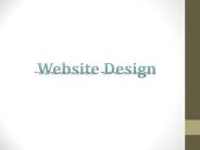 Website design