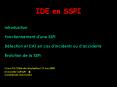 IDE en SSPI PowerPoint PPT Presentation