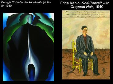 Frida Kahlo. Self-Portrait with Cropped Hair, 1940