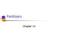 Fertilizers PowerPoint PPT Presentation