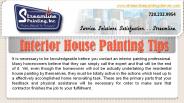 Interior House Painting Tips