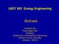 Biofuels PowerPoint PPT Presentation