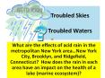 Troubled Skies Troubled Waters PowerPoint PPT Presentation