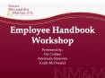 Employee Handbook Workshop PowerPoint PPT Presentation