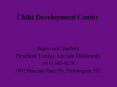 Child Development Center PowerPoint PPT Presentation