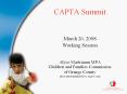 CAPTA Summit PowerPoint PPT Presentation