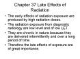 Chapter 37 Late Effects of Radiation PowerPoint PPT Presentation