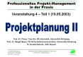 Professionelles Projekt-Management in der Praxis PowerPoint PPT Presentation