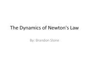 the dynamics of newtons laws brandon slone