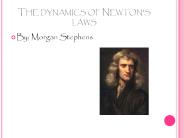 The Dynamics of Newtons Laws
