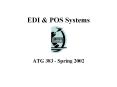 EDI & POS Systems PowerPoint PPT Presentation