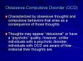 Obsessive-Compulsive Disorder (OCD) PowerPoint PPT Presentation
