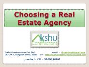Choosing a good Real Estate Agency