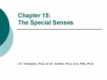 Chapter 15: The Special Senses