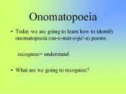 Onomatopoeia