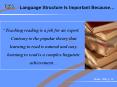 Language Structure Is Important Because… PowerPoint PPT Presentation
