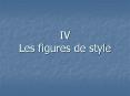 IV Les figures de style a) Les jeux de mots faisant appel PowerPoint PPT Presentation