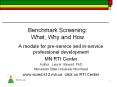 Benchmark Screening:  What, Why and How PowerPoint PPT Presentation