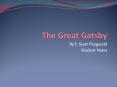 The Great Gatsby PowerPoint PPT Presentation