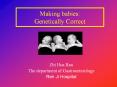 Making babies: Genetically Correct PowerPoint PPT Presentation