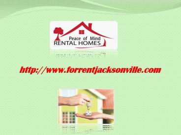 For Rent Jacksonvill