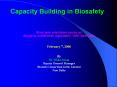 Capacity Building in Biosafety   PowerPoint PPT Presentation