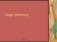 Target Marketing PowerPoint PPT Presentation