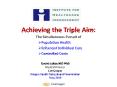 Achieving the Triple Aim PowerPoint PPT Presentation