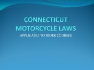 CONNECTICUT MOTORCYCLE LAWS