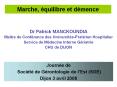 Marche, йquilibre et dйmence PowerPoint PPT Presentation