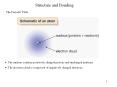 The nucleus contains positively charged protons and uncharged neutrons. PowerPoint PPT Presentation