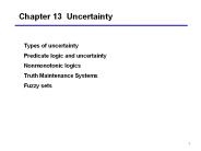 Chapter 13 Uncertainty