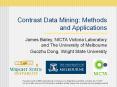 Contrast Data Mining: Methods and Applications PowerPoint PPT Presentation