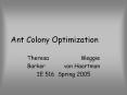 Ant Colony Optimization PowerPoint PPT Presentation