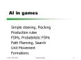 AI in games PowerPoint PPT Presentation