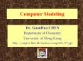 Computer Modeling PowerPoint PPT Presentation