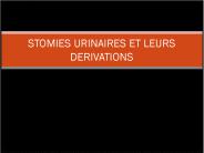 STOMIES URINAIRES ET LEURS DERIVATIONS
