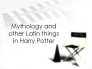 Mythology and other Latin things in Harry Potter